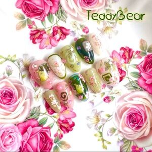 🌺 Totoro Blossom 🌺 ฅ՞•ﻌ•՞ฅ PressOn Nails